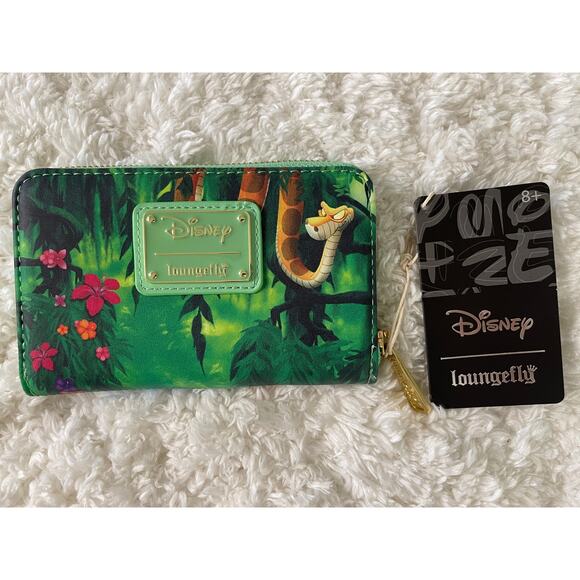 Loungefly Handbags - Loungefly Disney Jungle Book Bare Necessities Zip Around Wallet NEW Mowgli Baloo